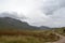 Simple walking path behind Serti Gompa Monastery in Langmusi.