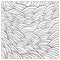 Simple wave doodles on white isolated background.