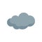 Simple weather vector icon in flat style