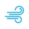 Simple weather vector icon in line style