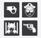 Simple Web Icons: Crime