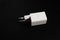 Simple white fast charging adapter charger