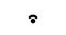 Simple Wi-fi icon animated on white background. Loop animation of Wi-Fi icon. Wireless internet access symbol.