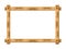 Simple wooden frame