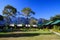 Simple wooden huts bungalows accomodation