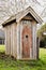 Simple wooden outdoor toilet. Howick Historical Village.