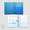 Simplicity half-fold brochure template design