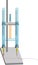 Simplified Hoffman Electrolysis apparatus