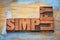 Simplify word abstract in wood type