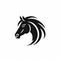 Simplistic Black Horse Head Logo: High Quality Photo And Dynamic Expressive Animations