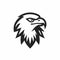 Simplistic Eagle Head Logo Design Illustration With American Iconography