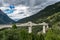 SIMPLON PASS, SWITZERLAND/ EUROPE - SEPTEMBER 16: View from the