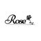 simply beauty word of rose letter vector illustration
