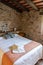 Simply furnished, cozy room in a Spanish country-style hotel