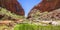 Simpsons Gap is one of the gaps in the West MacDonnell Ranges in Australia\'s Northern Territory.