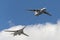 Simulation of in-flight refueling aircraft Il-78 and Tu-160