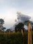 Sinabung mountain eruption