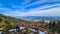 Sinacher Gupf - Woman with panoramic view on Feistritz im Rosental in Carinthia, Austrian Alps