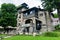 Sinaia, Romania - 3 July 2021: Old historical villa in the center of the city close to Bucegi Mountains Muntii Bucegi in Prahova