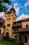 SINAIA, ROMANIA: Buildings near the Pelesh Castle in Sinaia, Romania