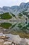 Sinanitsa Lake and peak Landscape, Pirin Mountain