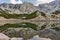 Sinanitsa Lake and peak Landscape, Pirin Mountain