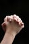 Sincere Praying Hands of A Child