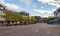 Sindelfingen, Baden Wurttemberg/Germany - May 11, 2019: Street Scenario of Central Market Square, Marktplatz, without pedestrians