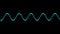 Sine wave scientific measurement animation