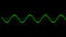 Sine wave scientific measurement animation