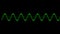 Sine wave scientific measurement animation