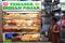 Singapore-11 MAY 2019:Singapore local snack indian style rojak shop facade