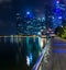 Singapore, 2017 January 10 - Landscape of the Marina Bay financi