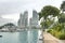 SINGAPORE - 22 Nov, 2014:Marina at Keppel Bay. Marina at Keppel