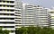Singapore-23 MAR 2019:Singapore Punggol area Water terrace residential building facade