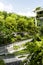 Singapore-27 JUL 2019: HDB`s first new generation neighborhood center Oasis Terraces outdoor view