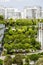 Singapore-27 JUL 2019: HDB`s first new generation neighborhood center Oasis Terraces outdoor view