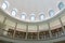 Singapore - AUGUST 18, 2016: The National Museum of Singapore roof ceiling books windows