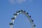 singapore, circa february 2020: empty ferris wheel