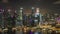 Singapore Cityscape Marina Bay at building timelapse panorama view