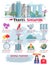 Singapore Culture Infographic Flat Poster