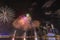 Singapore fireworks countdown celebration at Marina Bay, Colorful New Year Firework
