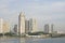 Singapore Flyer and skyline