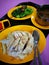 Singapore Hainanese chicken rice street food