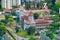 Singapore hotel and park aerial view