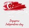 Singapore Independence day background