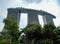 SINGAPORE - May 7, 2017: Marina Bay Sands hotel and gardens