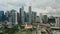 SINGAPORE - May 7, 2017: Panorama across the Marina Bay