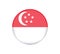 He Singapore is a member of Asean Economic Community AEC .national flag of Singapore.