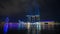 Singapore night lightshow Marina Bay Ships timelapse